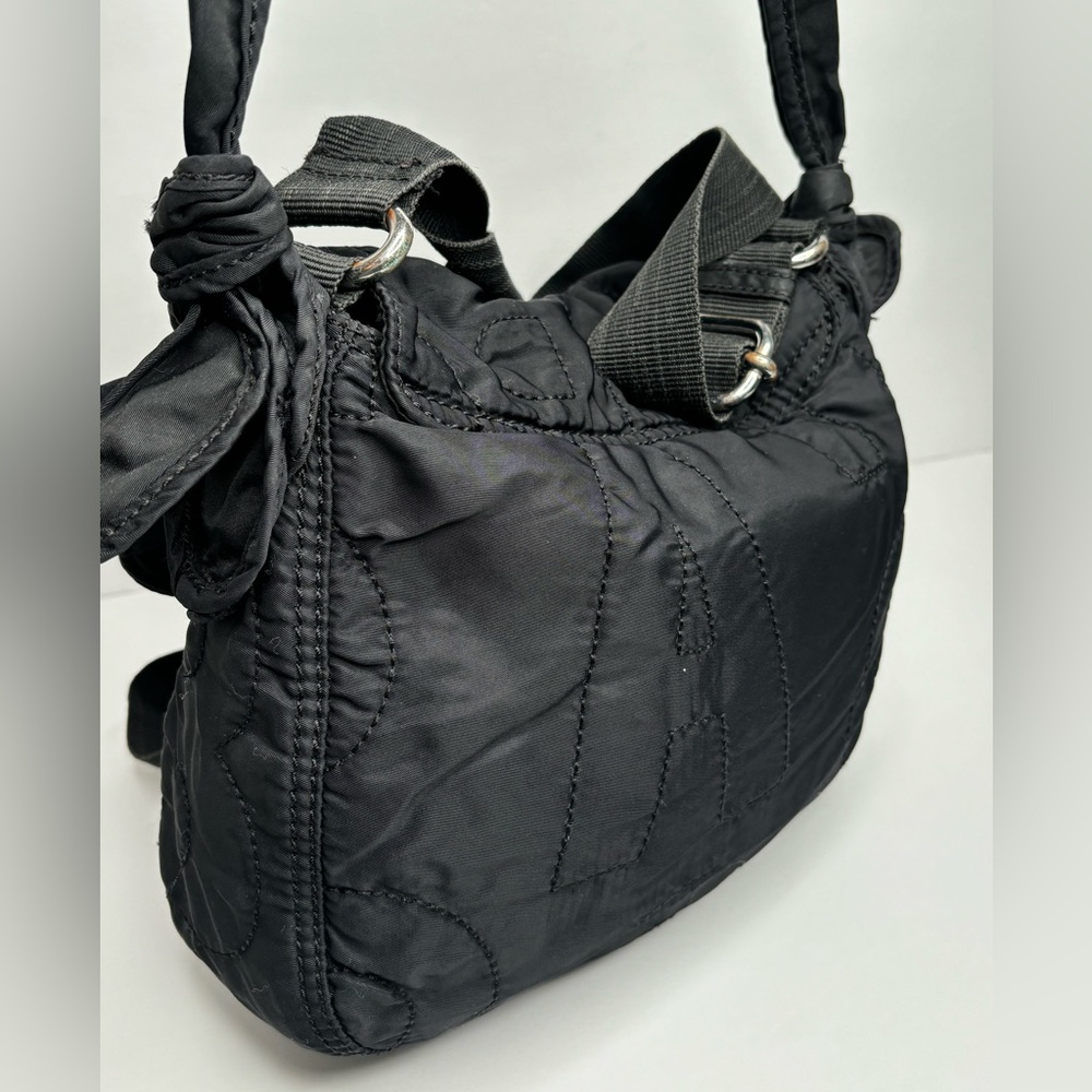 Marc By Marc Jacobs Signature Quilted Flap Over Black Nylon Crossbody purse bag - Picture 3 of 16